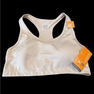 Champion Women's Cream Sports Bra, NWT, Size-XL, Color-Beige